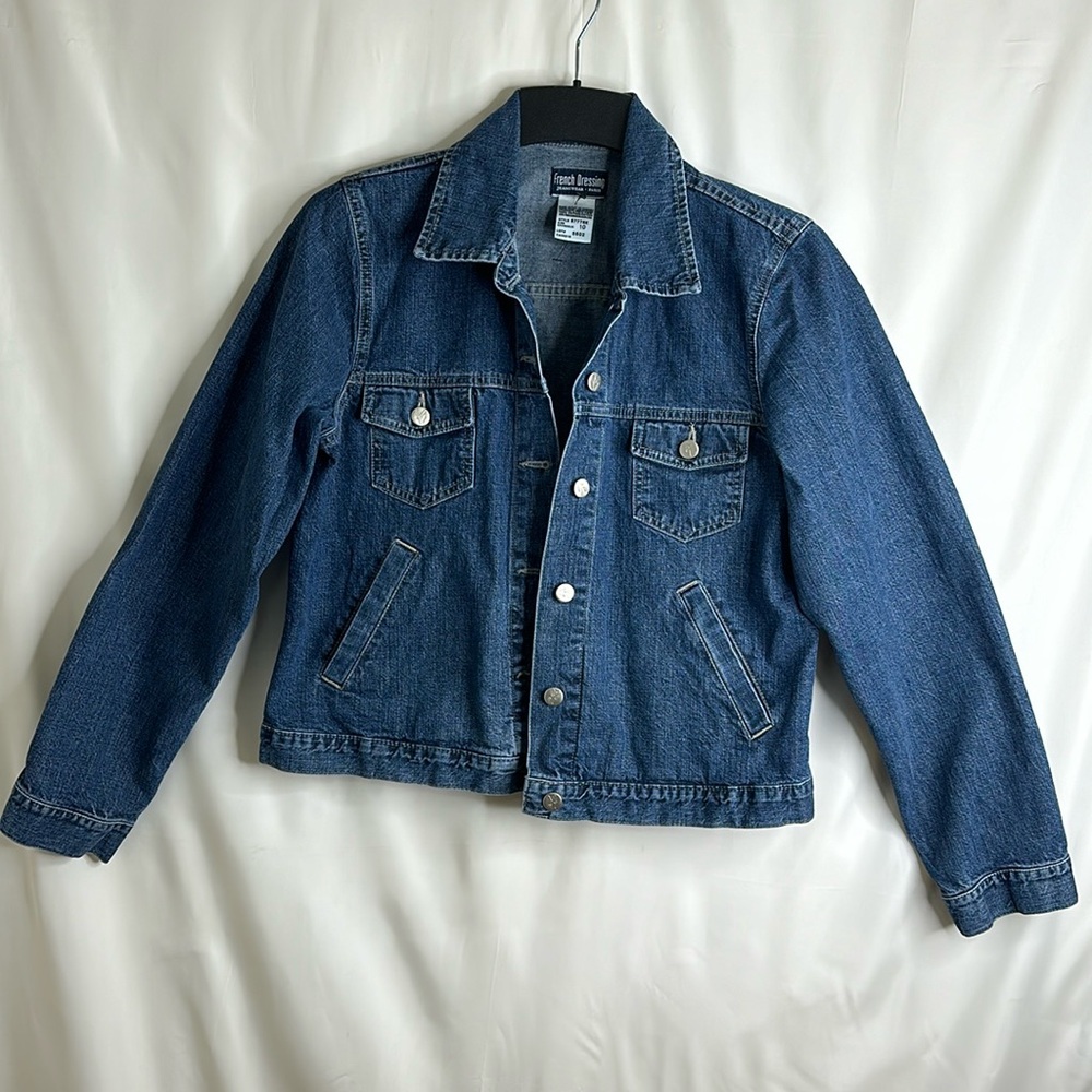French Dressing Jeanswear Paris Women’s Jean Jacket Size 10